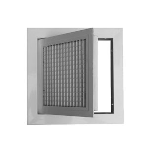 Customed Hvac System Aluminum Ceiling Door-Hinged Vent Egg Crate Return Air Grille
